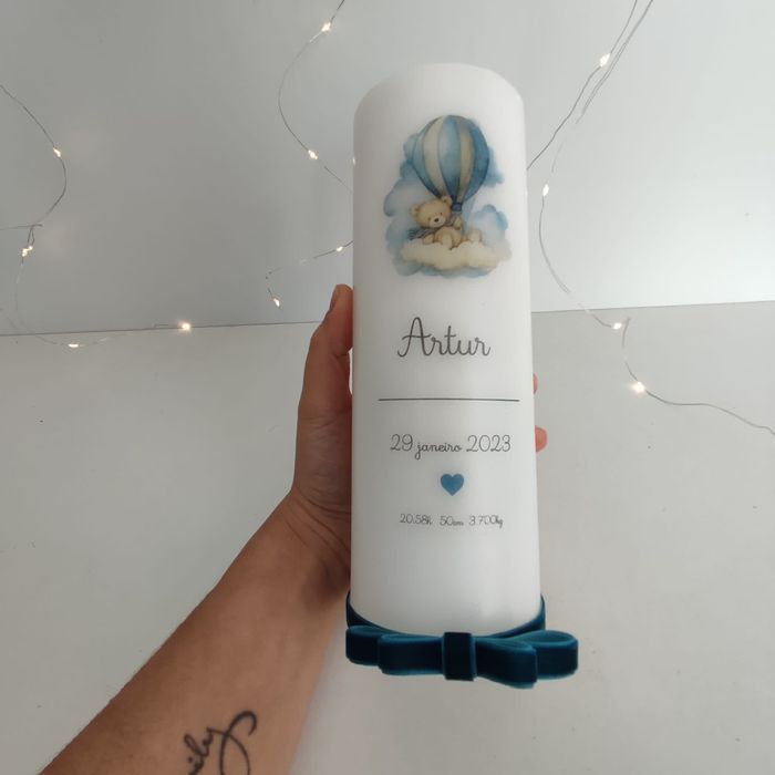 Vela da vida personalizada