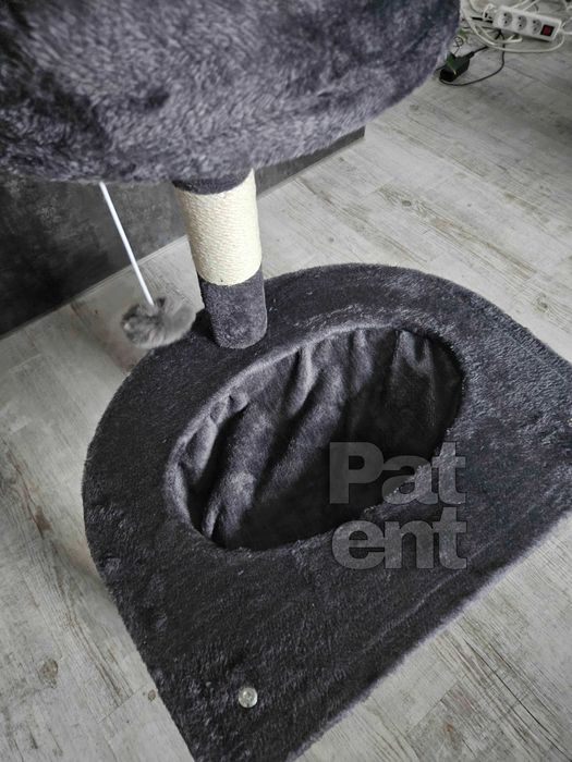 Drapak dla kota domek słupek do drapania legowisko kot dom 3 poziomy