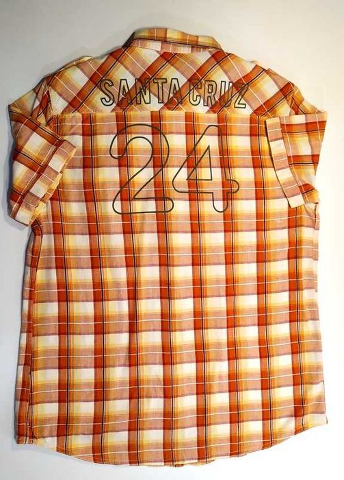 Męska koszula w kratkę rozmiar L