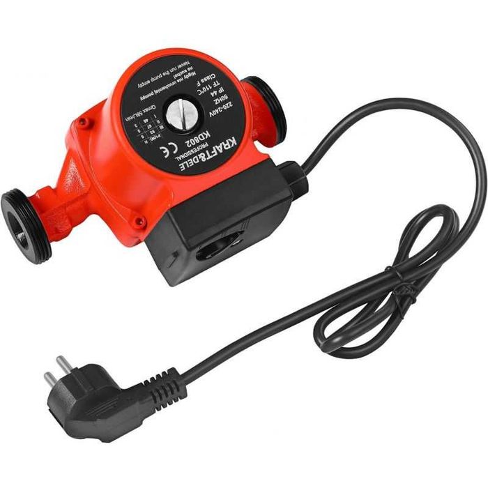 Pompa obiegowa KD802 25-6/180 cicha wydajna 230 V do ogrzewania CO