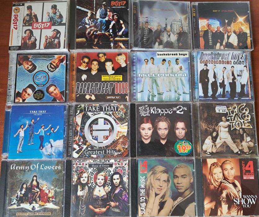 Backstreet Boys East 17 M People Lovers Fatboy Slim Bomfunk Kings Alexia Twenty 4 Seven