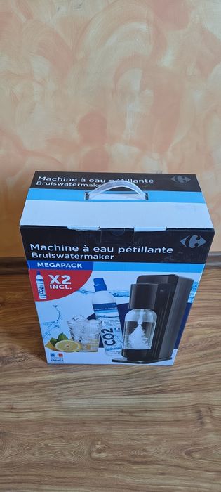 SodaStream Saturator do wody Carrefour  2 Cylindry CO2 + Butelka  fabrycznie nowy