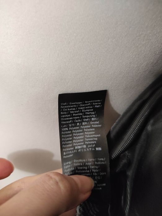 Kurtka futro czarna 34 36 38 oversize krótka na-kd