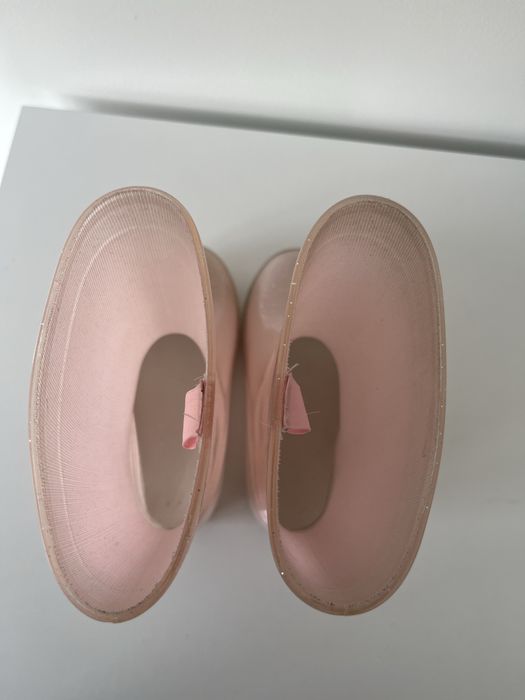 Galochas rosa de menina, tamanho 25