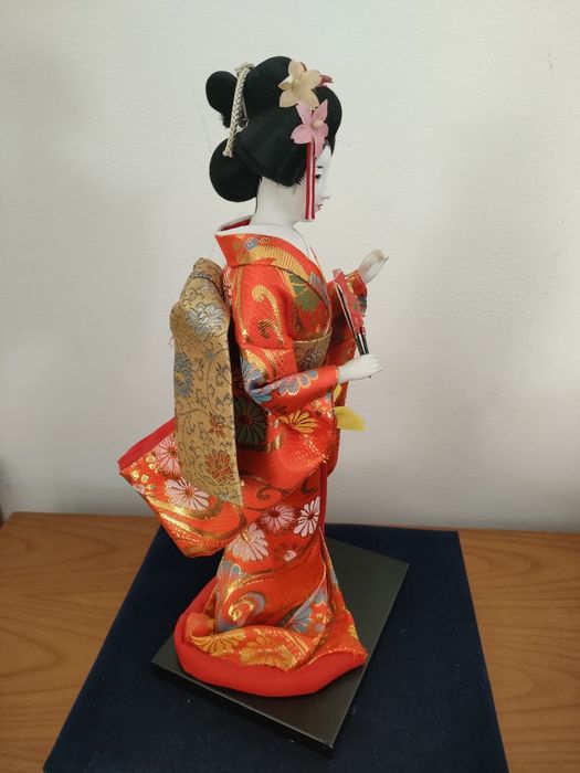 Boneca Vintage Gueixa Japonesa