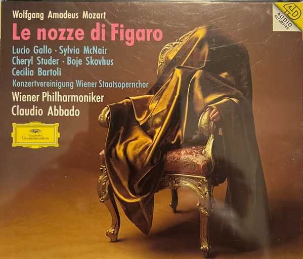 Mozart - Claudio Abbado – "Le Nozze Di Figaro" Triple CD Box Set + Libretto