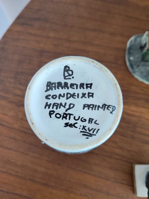 Peças de Decoração: Cerâmica Condeixa, Castiçal e Figuras