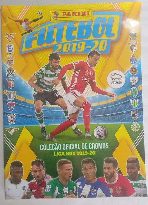 caderneta cromos Liga Nos 2019/2020 sem colagens