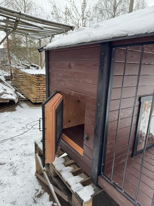 Будка вольєр металевий