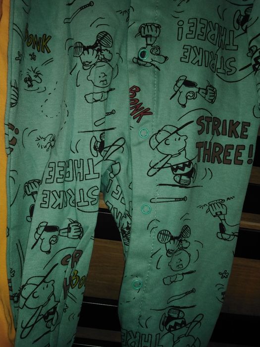Lefties snoopy piżama śpiochy pajacy 68