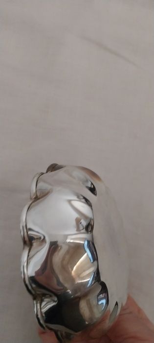 Taça decorativa metálica – 12 lados