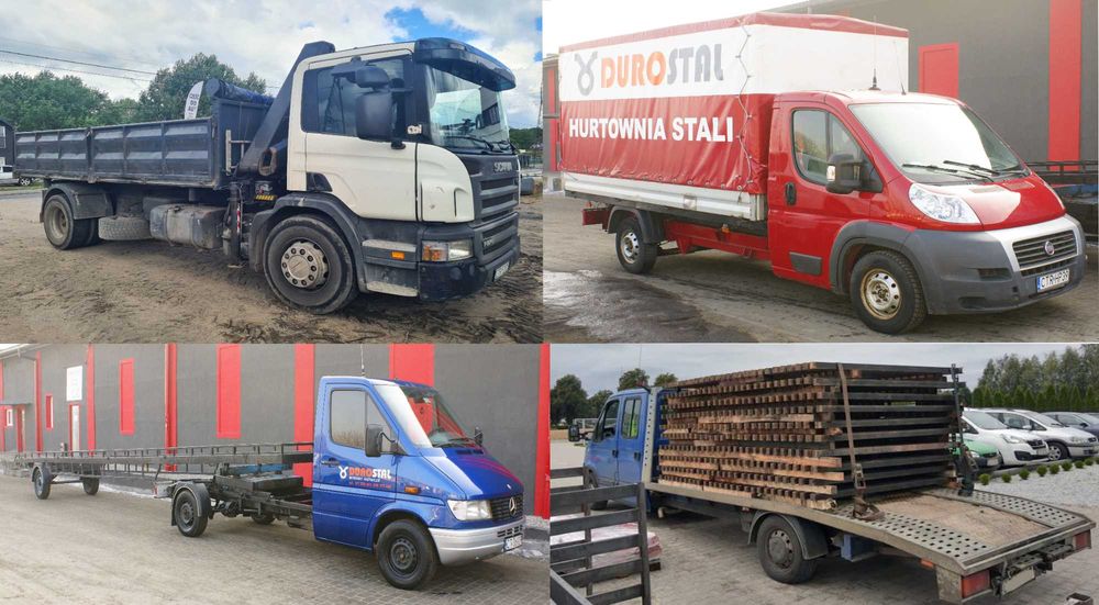 Usługa transportowa HDS laweta dłużyca bus