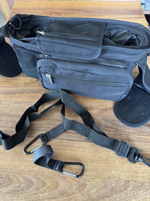 Uniwersalny czarny organizer do wózka