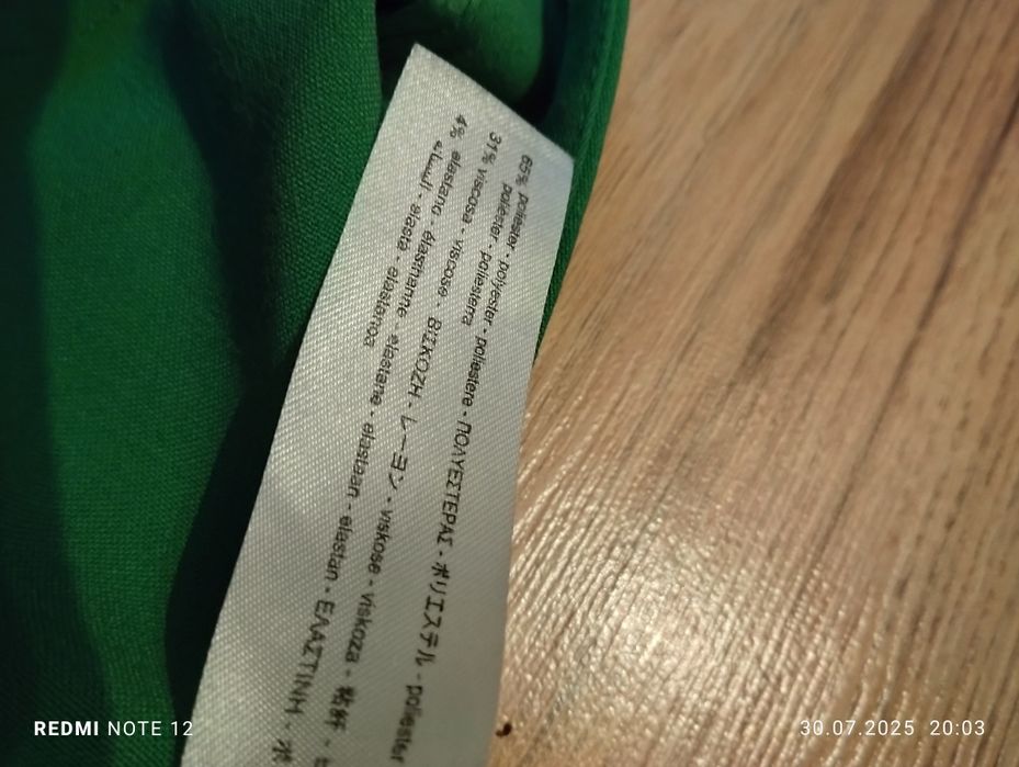 Zielone , eleganckie spodnie Bershka r. 36 bdb. stan + gratis