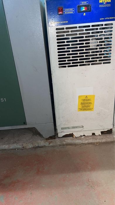 Compressor Parafuso + Reservatório 500L + Secador