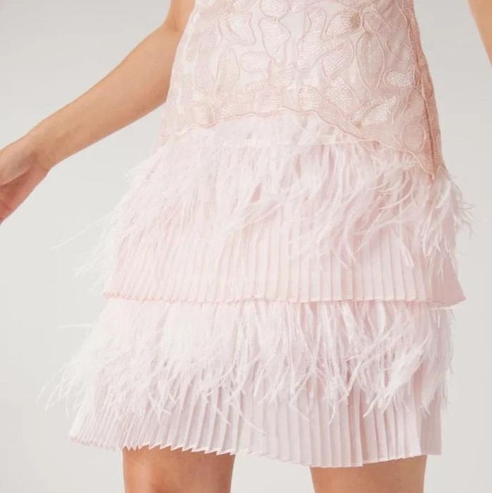 Сукня з пір'ям страуса