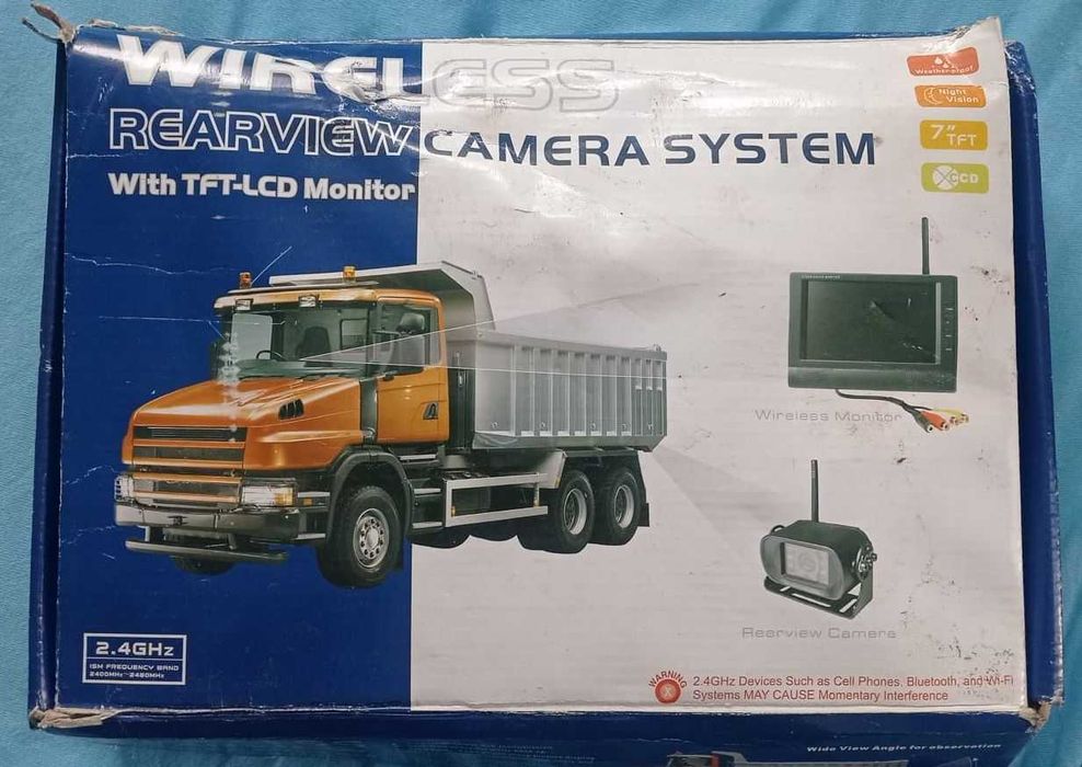 Kamera cofania bezprzewodowa kamper bus TIR