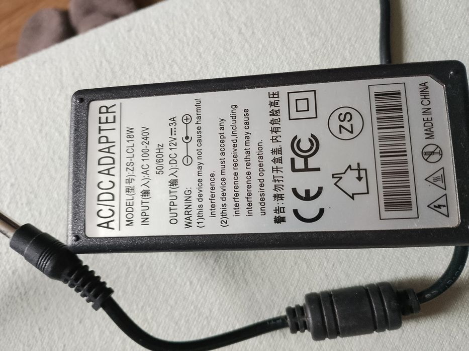 блок питания 12V 3A (36W) | Адаптер ZS-LCL18W