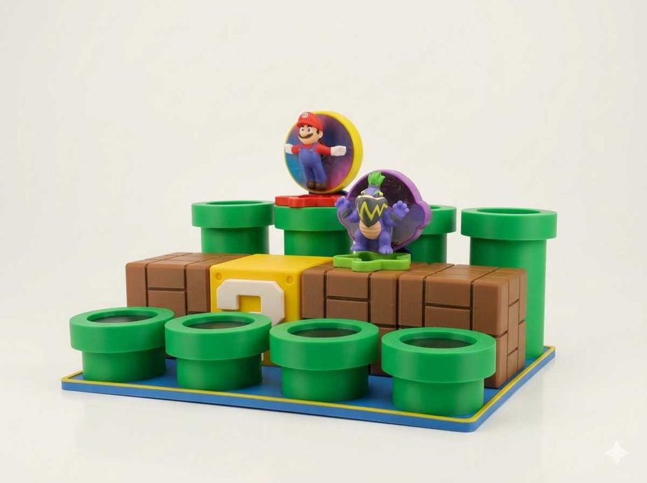 Підставка для фігурок McDonald’s Super Mario | Стенд | Органайзер | 3D друк
