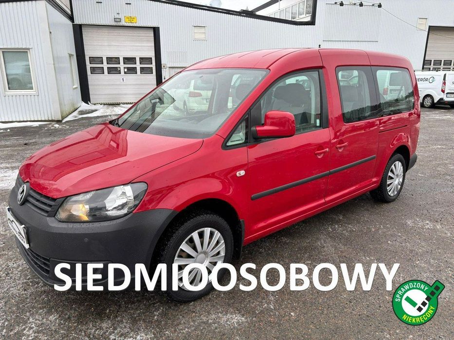 Volkswagen Caddy 2.0 MPI 109 KM MAXI 7 osobowy Zarejestrowany
