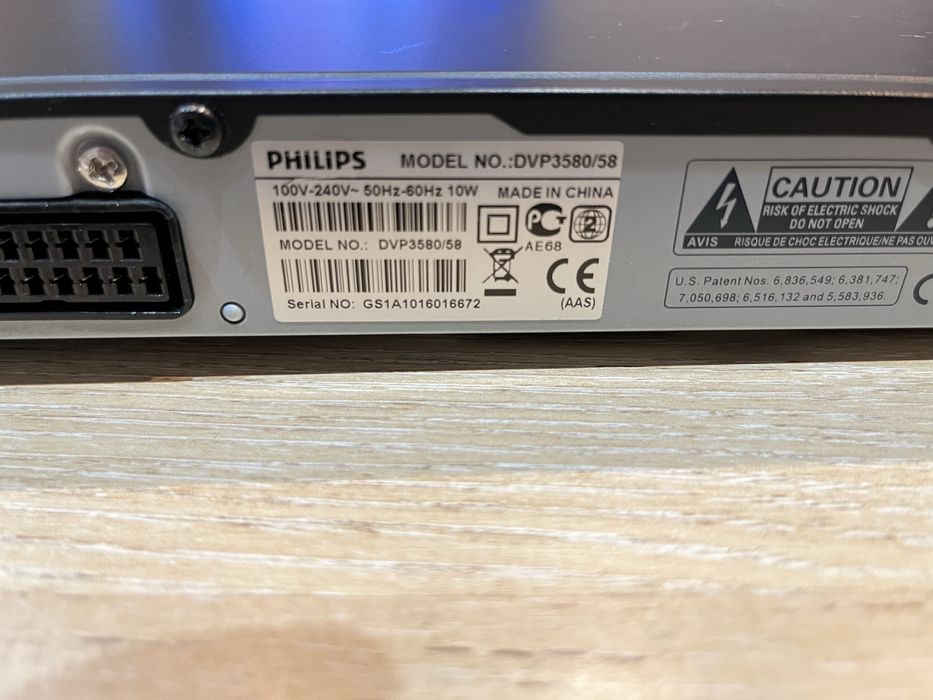 DVD Philips DVP3580/58