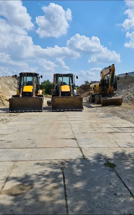 Usługi koparką, koparko-ładowarka, transport kruszywa i piasku