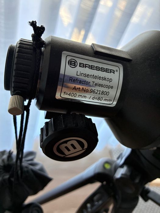 Telescópio Astronómico Portátil Bresser 80/400 Tripod e Mochila