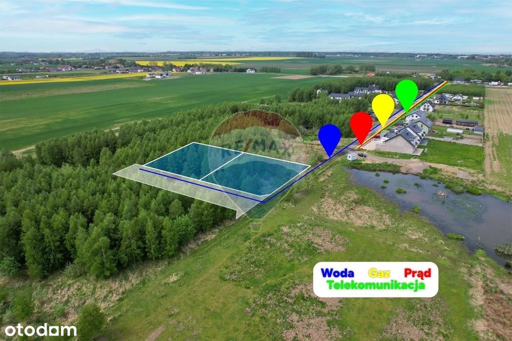 Działka z wydanymi WZ w Strzeżenicach