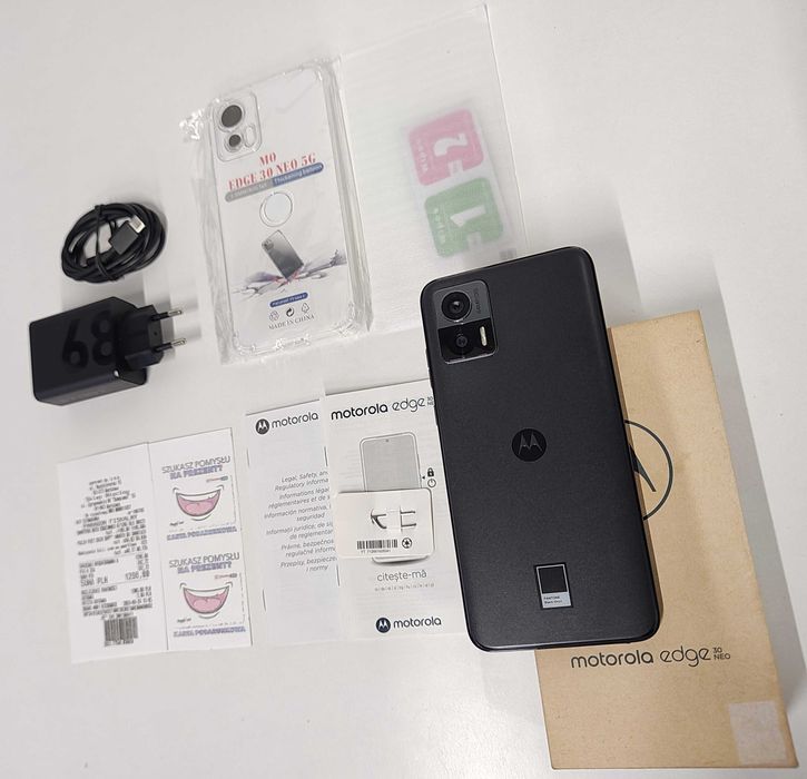 Jak Nowa | Motorola Edge 30 Neo | Black Onyx | Gwarancja