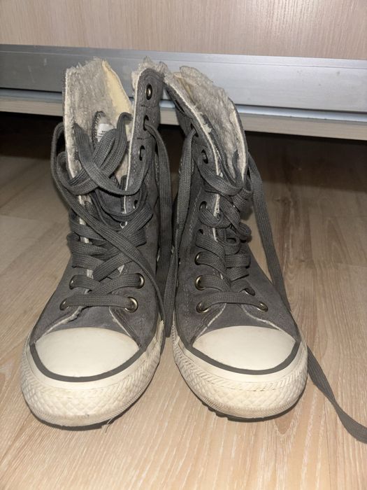 зимові/утеплені високі кеди Converse