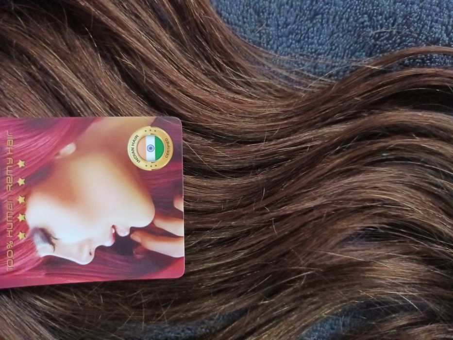 Extensões de cabelo humano