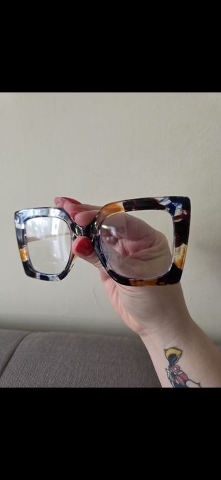 Okulary perła panterka