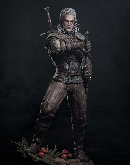 Figurka Geralt z Rivii - Wiedźmin (The Witcher)
