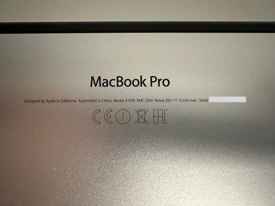 MacBook Pro 15" (meados de 2015)