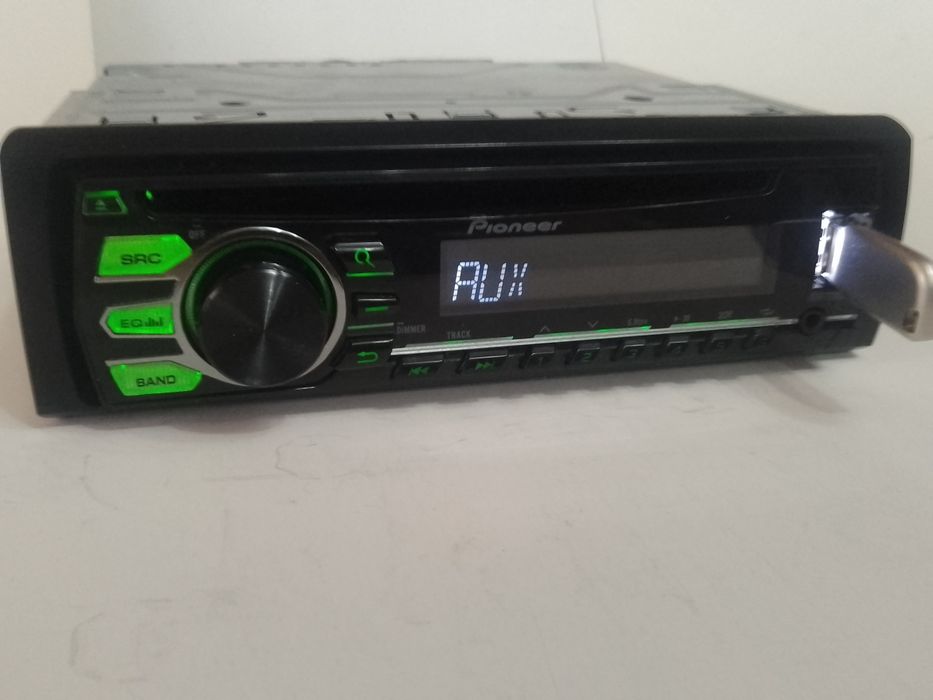 Автомагнітола pioneer deh-1700ubg  із bluetooth audio,usb.Відео роботи.