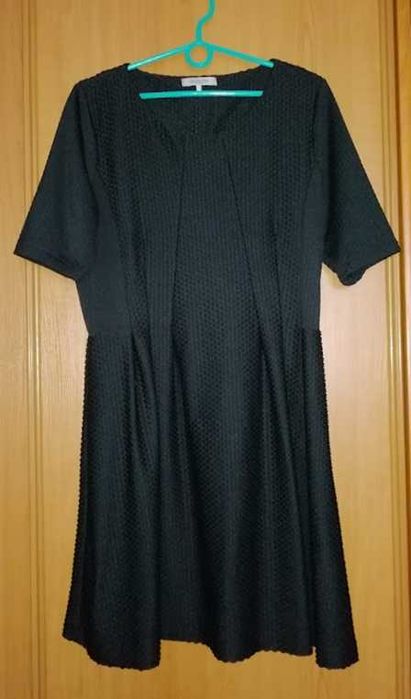 Czarna sukienka z krótkim rękawem,rozm.  L / 40  Great Plains