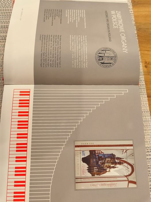 Księga znaczków pocztowych 2018 rok.
