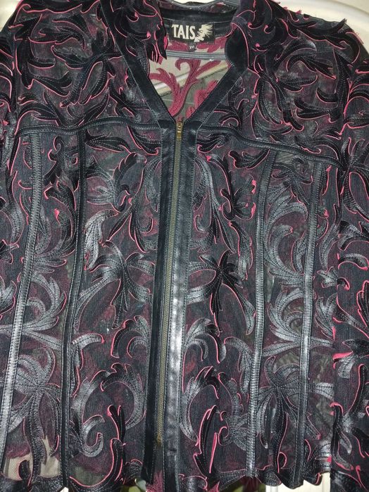 Жакет женский кожаный,экслюзив Франция