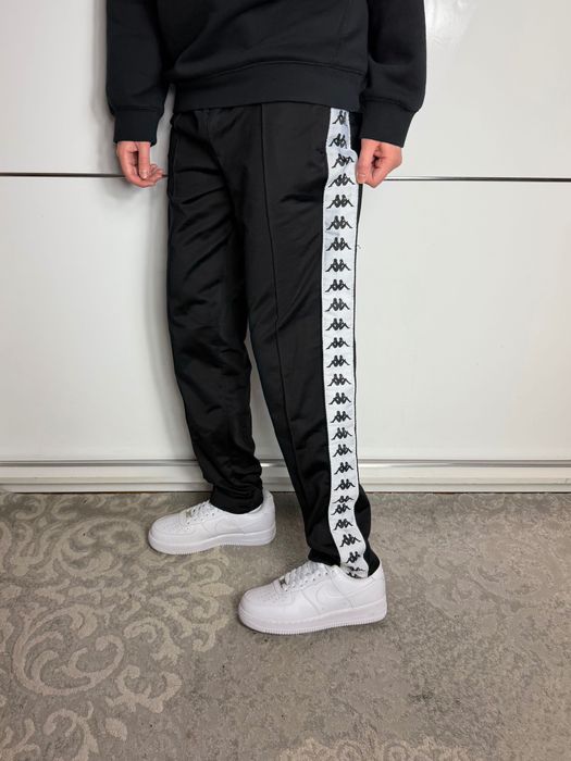 Spodnie Kappa Lampasy Czarne