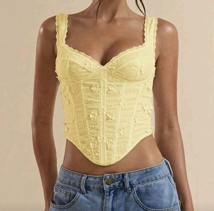 Літній корсетний топ