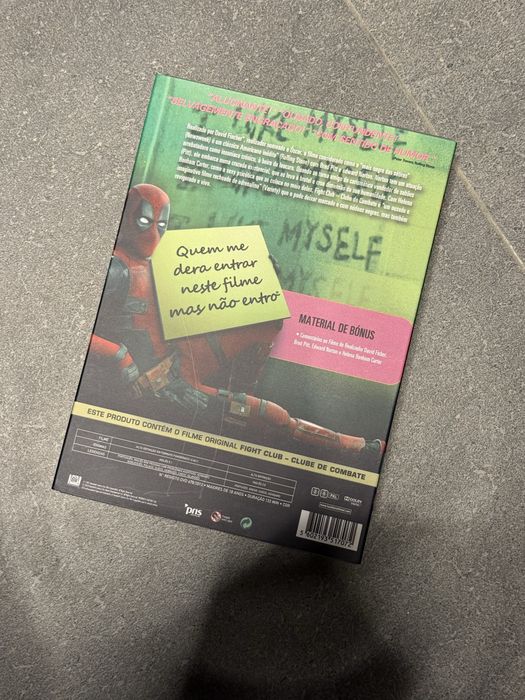 Clube de combate - dvd com edição de capa Deadpool