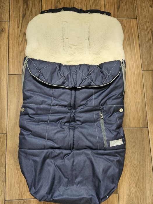 Зимовий конверт на овчині в коляску ДоРечі
