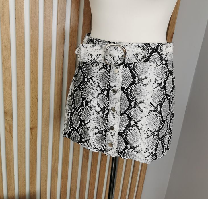 Spódniczka mini imitacja skóry węża r. XS /S