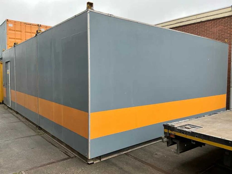 Kontenery biurowe socjalne 50m2 modułowe, ocieplane, okna, instalacja