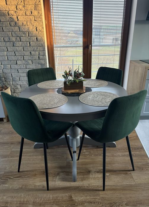 Stół IKEA rozkładany szary 110/155 cm