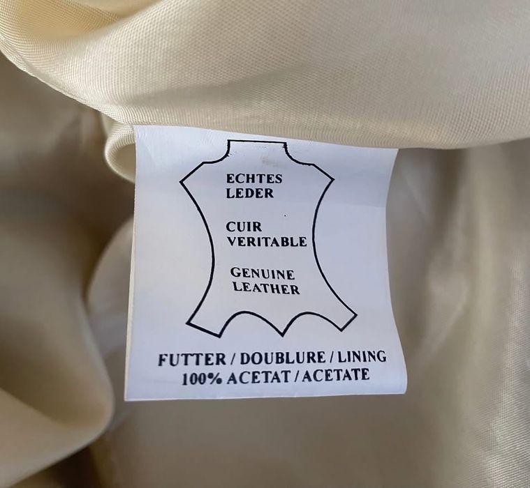 Skórzana kurtka złota
