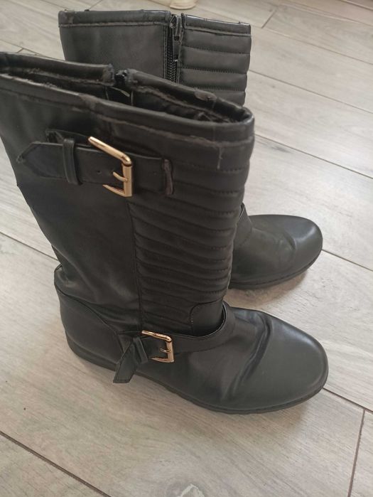 Buty kozaki dla dziewczynki rozmiar 34
