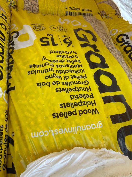 PELLET GRAANUL – Sprzedaż hurtowa| CENA OD 1799 ZŁ 990KG 66 WORKOW