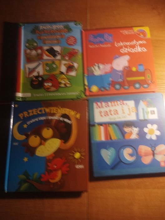 Lokomotywa dziadka,PrzeciwienstwaKsiążku dla dzieci 4 szt po 10 zl