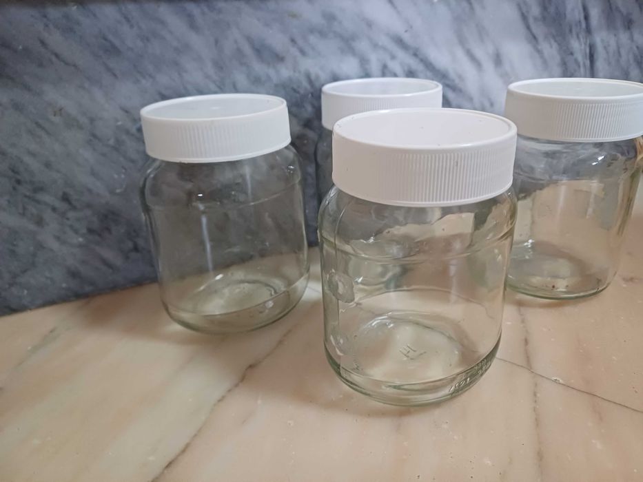 30 frascos de vidro 370 ml